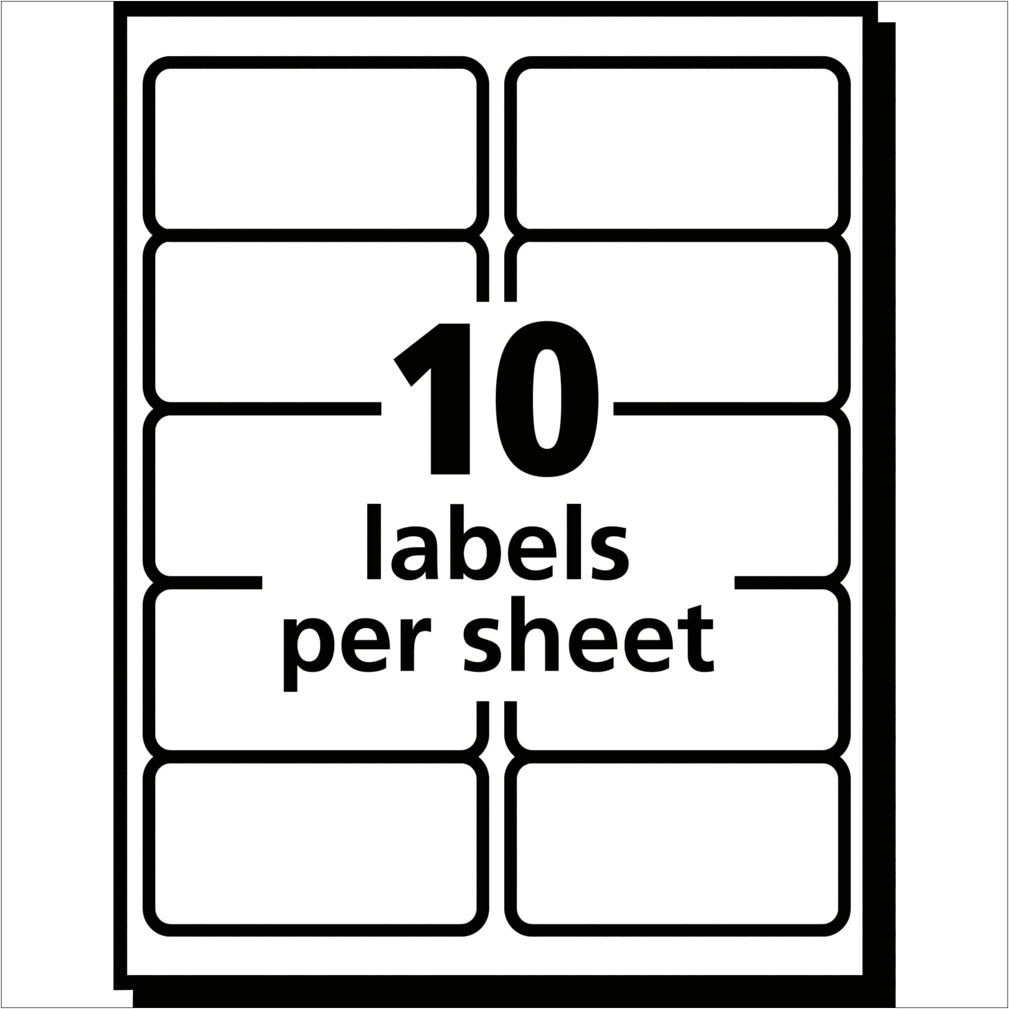 Free Address Label Template 21 Per Sheet
