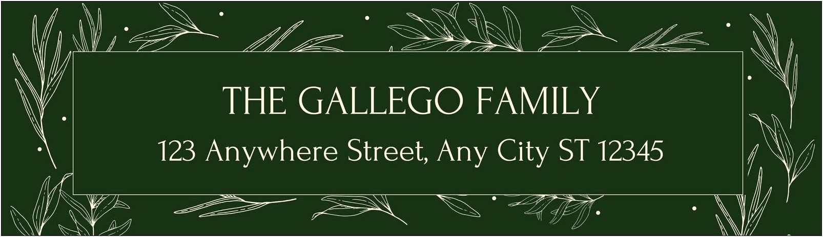 Free Address Labels Templates For Christmas
