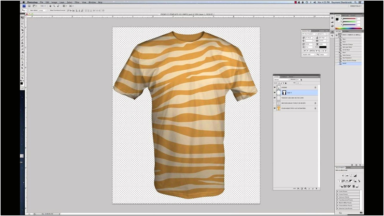 Free Adobe Illustrator T Shirt Templates