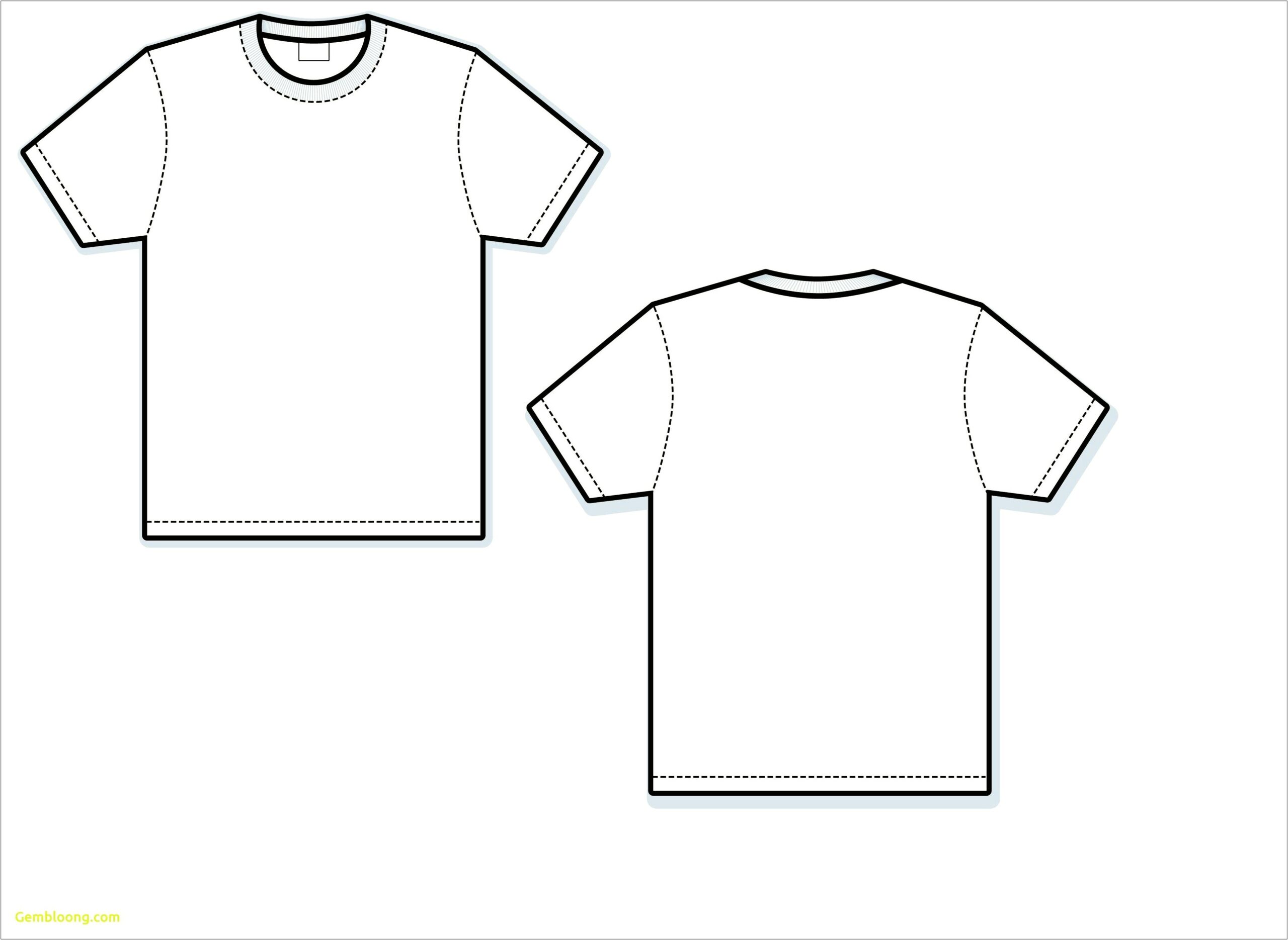 Free Adobe Illustrator Vector T Shirt Templates