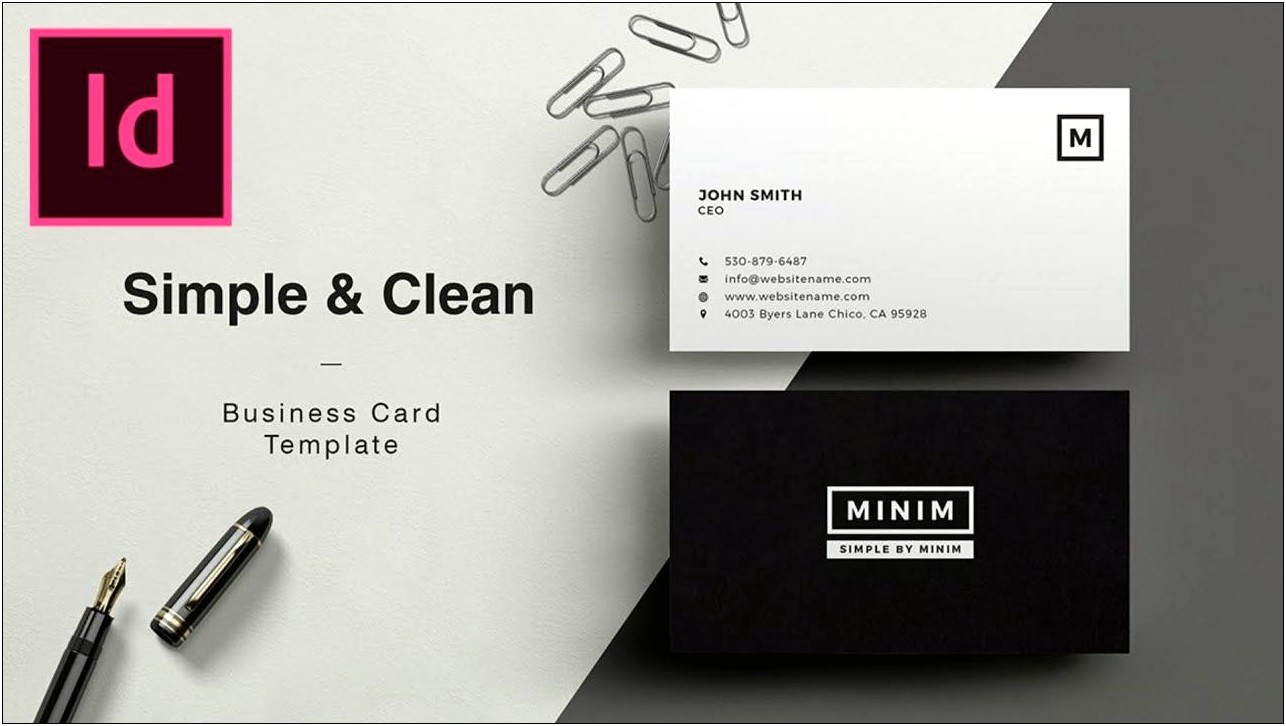 Free Adobe Indesign Business Card Template