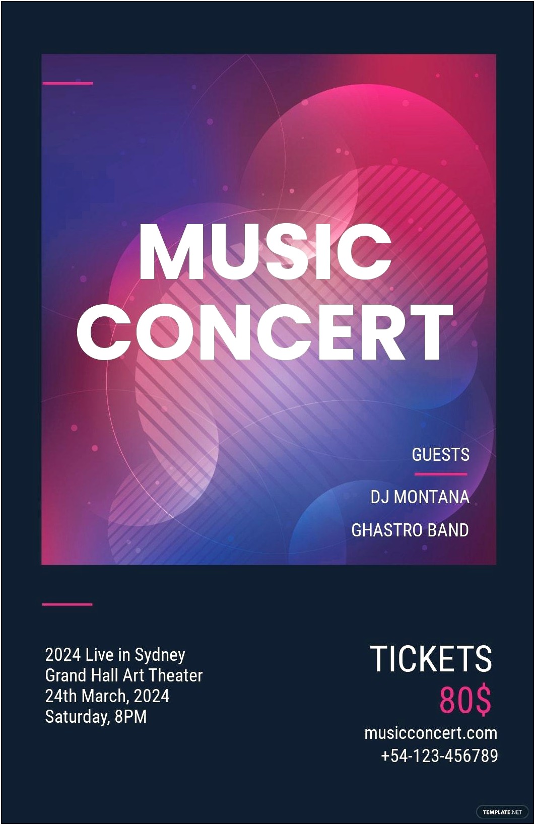 Free Adobe Indesign Templates For Concert Posters