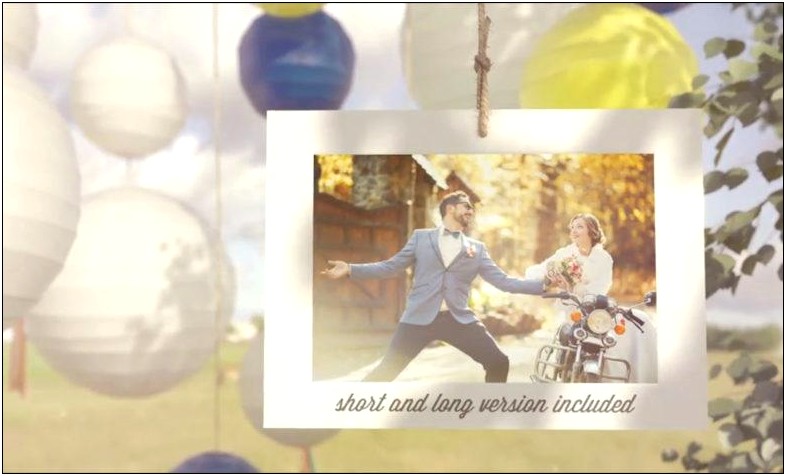Free Adobe Wedding After Effects Templates