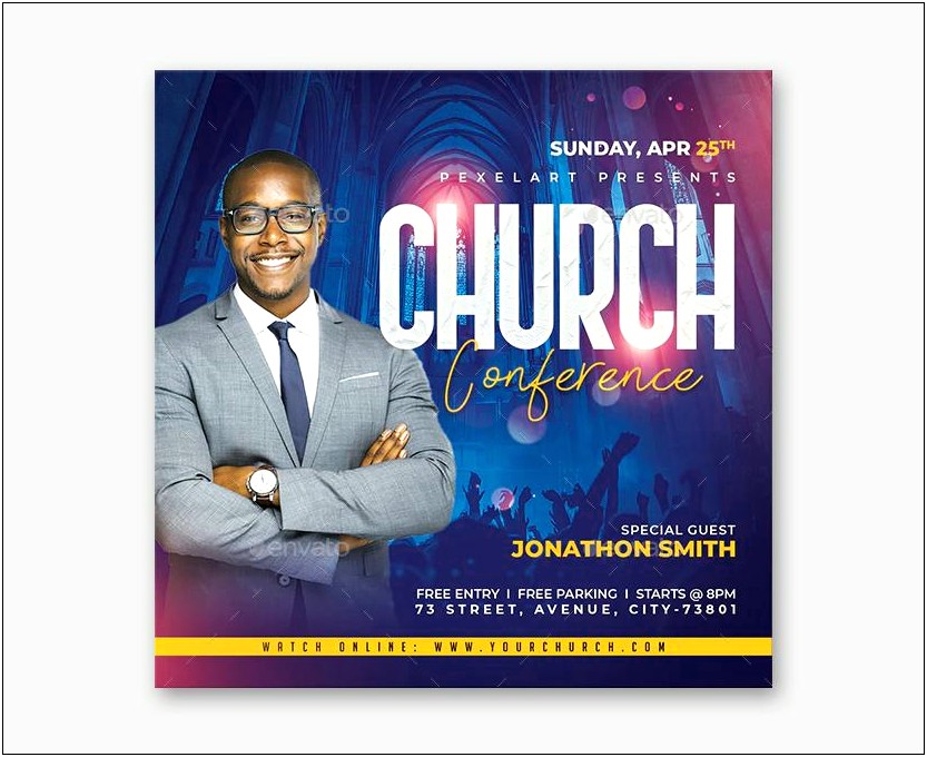 Free African American Church Flyer Design Templates