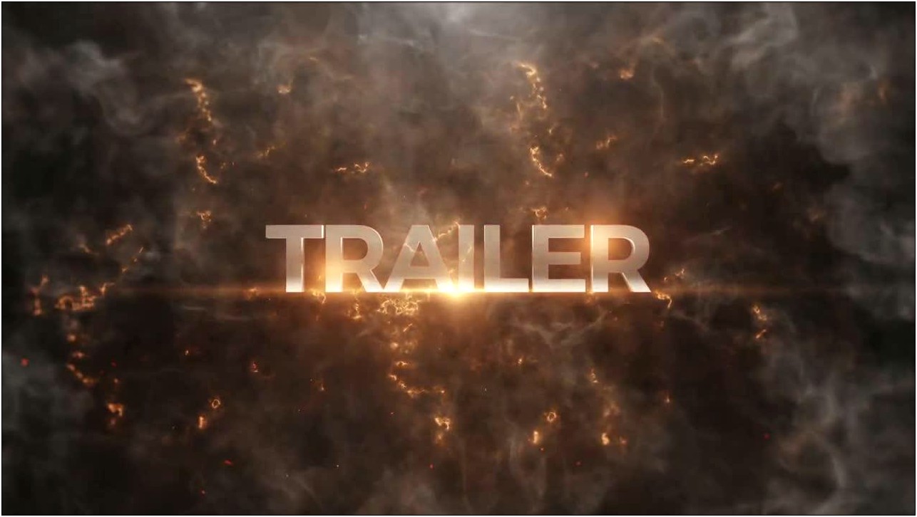 Free After Effects Trailer Templates Download