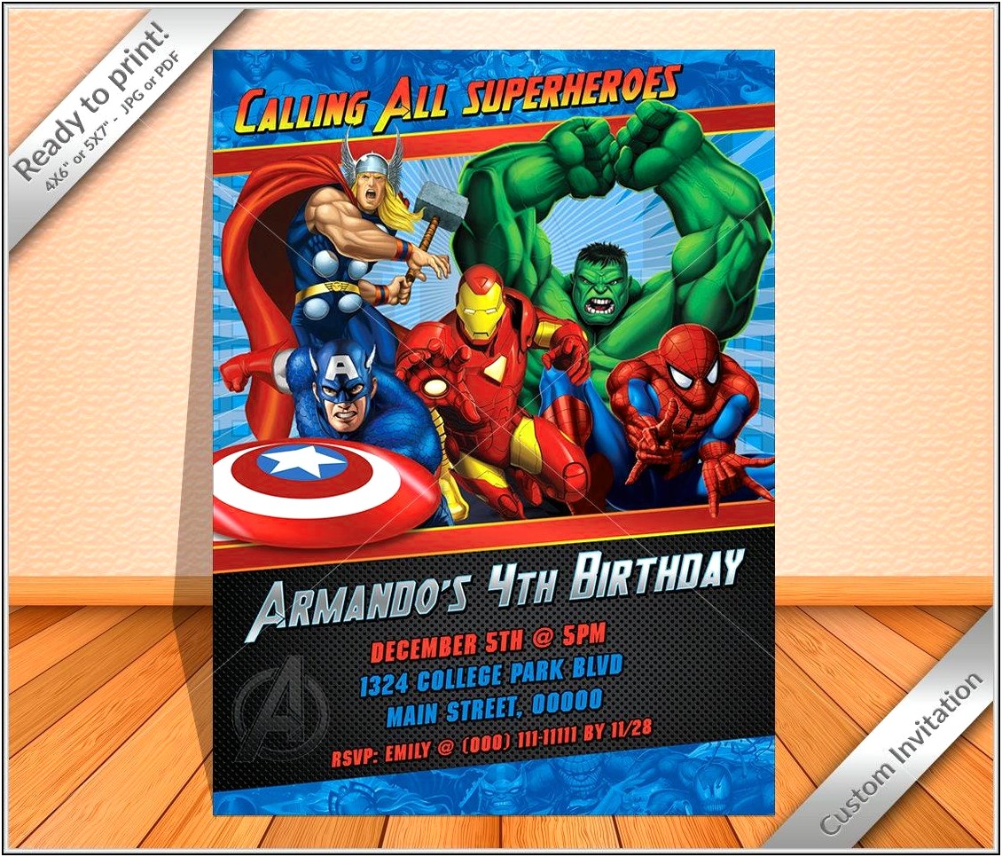 Free All About Me Superhero Template