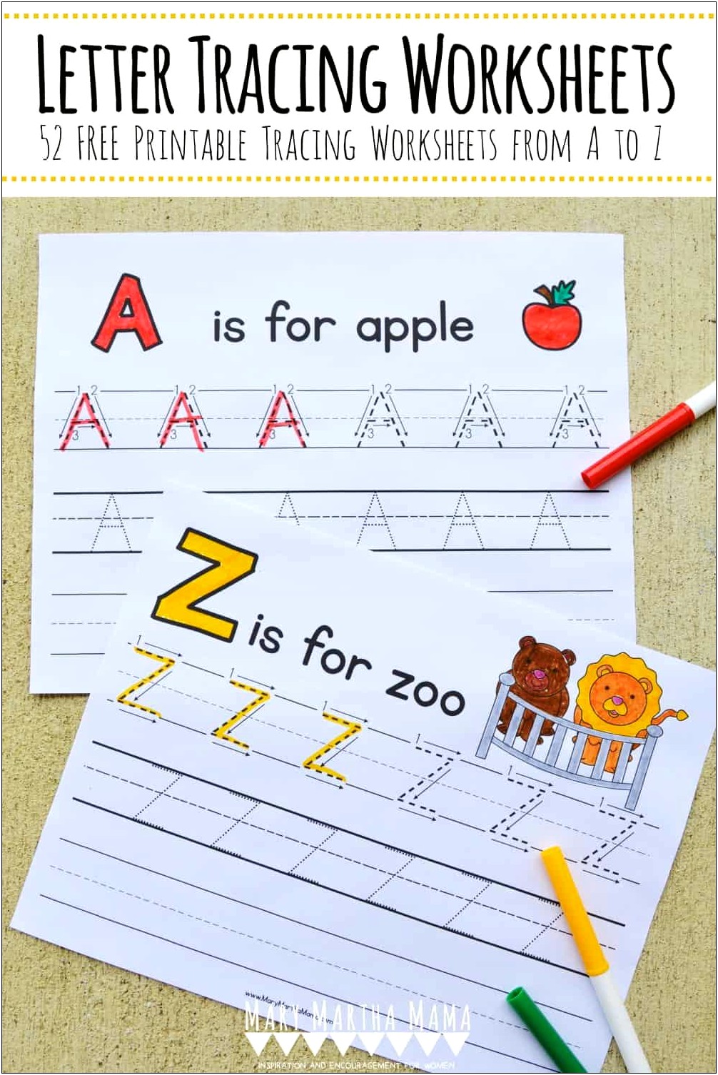 Free Alphabet Printables Template For Kindergarten