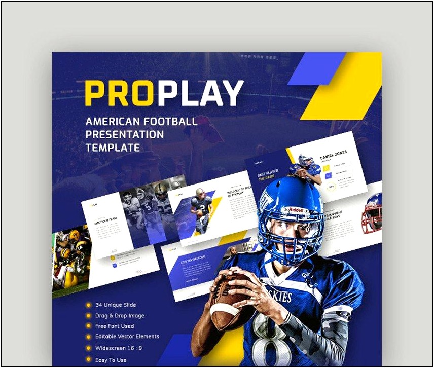 Free American Football Powerpoint Presentation Templates