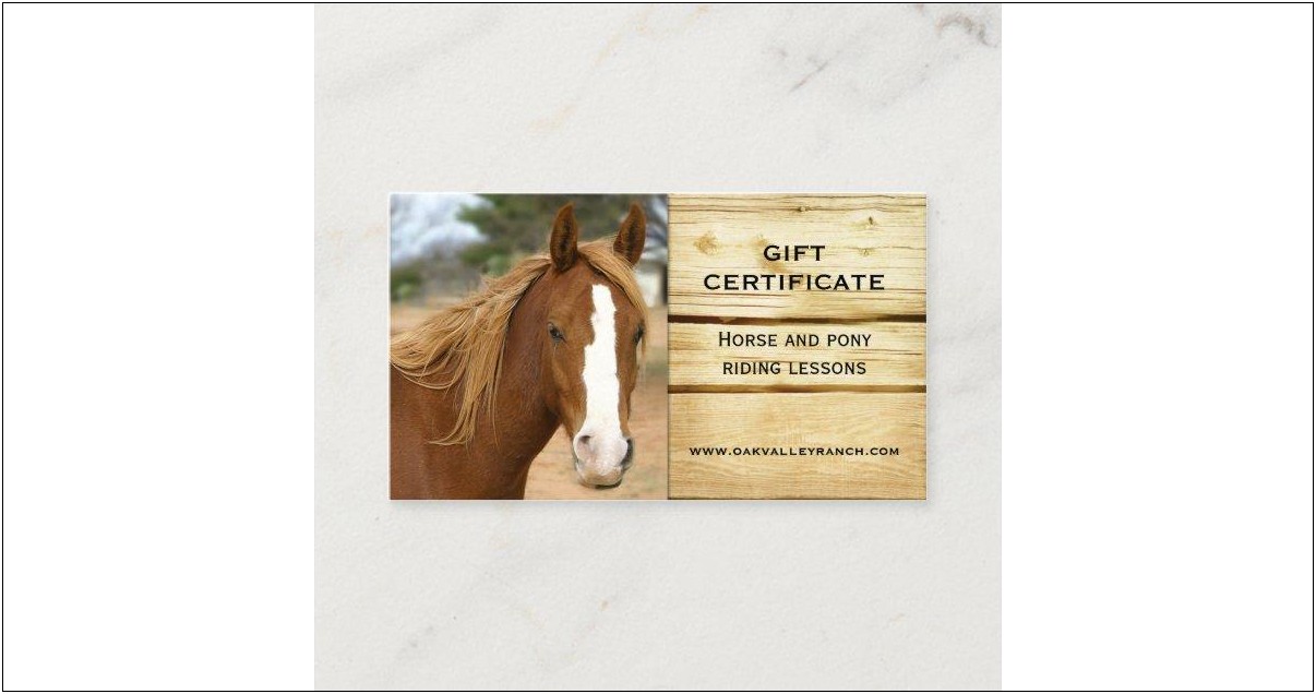 Free Animal Themed Gift Certificate Template