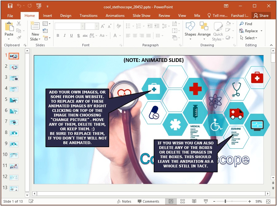 Free Animated Medical Templates For Powerpoint