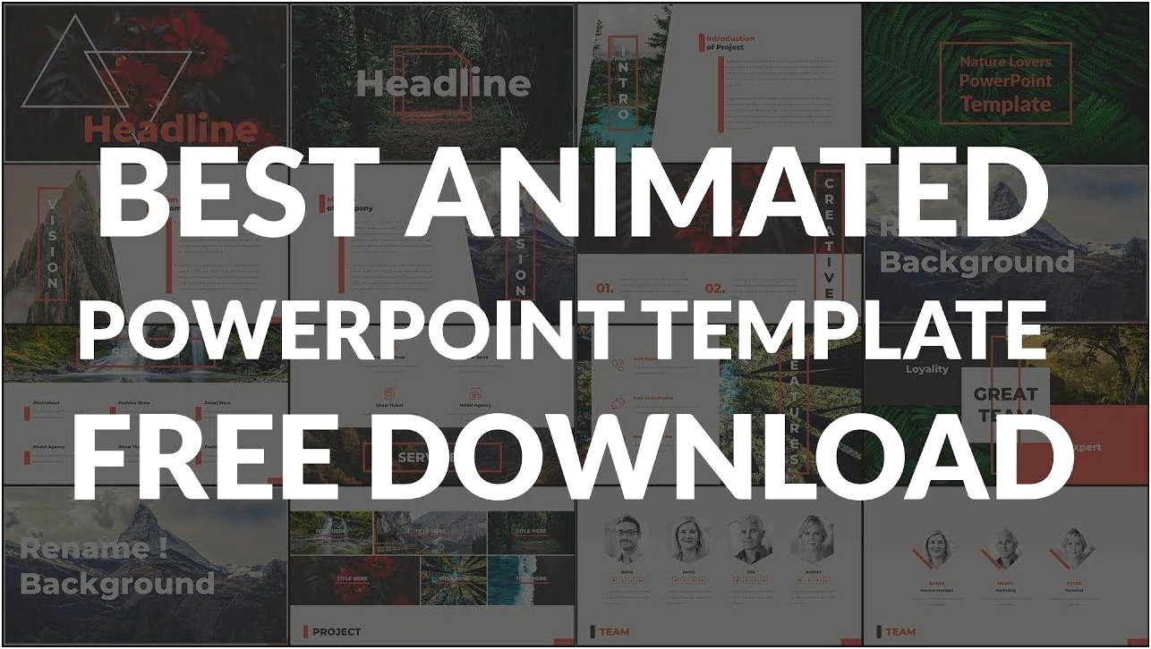 Free Animated Powerpoint Templates To Download