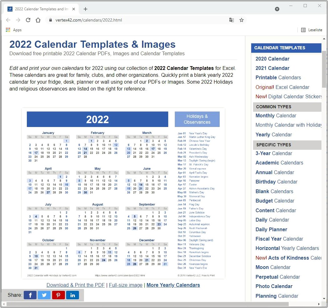 Free Annual Leave Planner Excel Template 2020