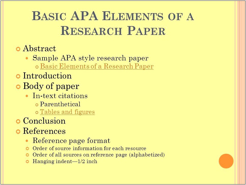 Free Apa Template For Research Paper