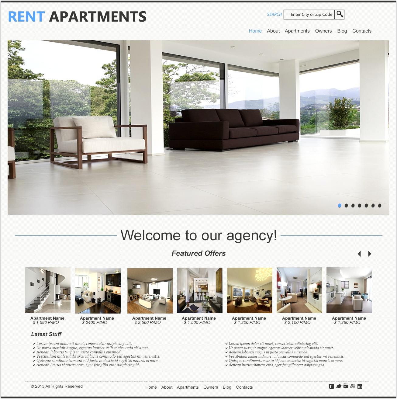 Free Apartment For Rent Sign Template
