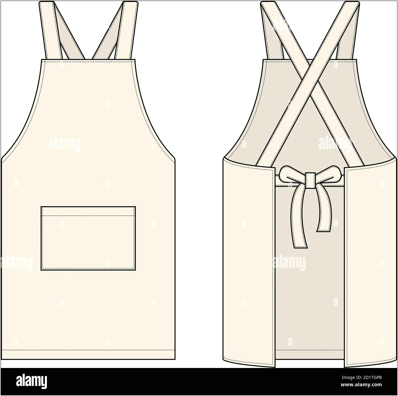 Free Apron With Pocket Card Template