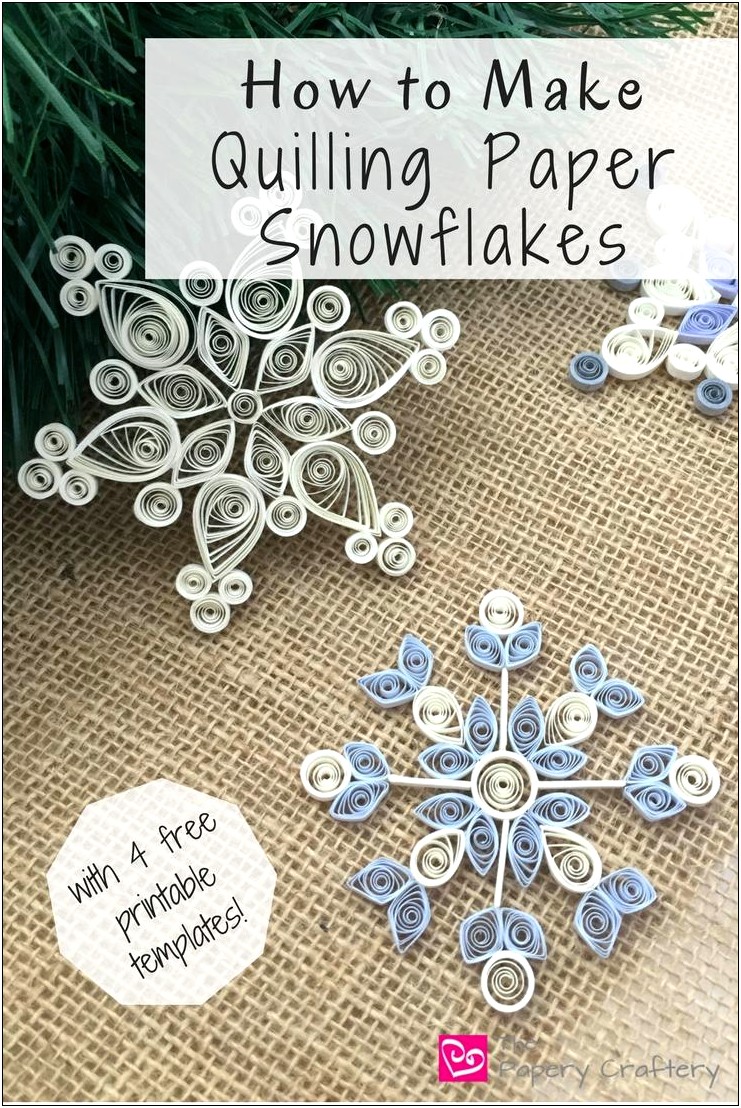 Free Arts And Craft Snowflake Templates Download