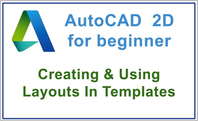 Free Autocad Title Block Template 8.5x11