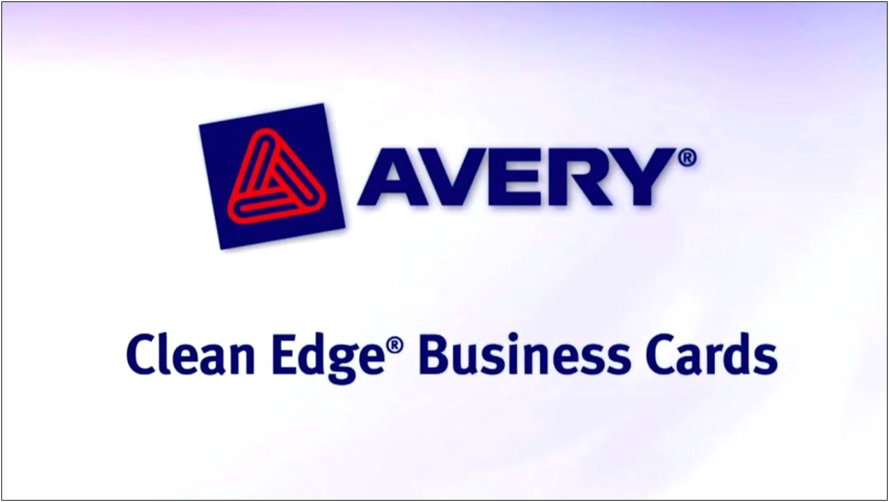 Free Avery Business Card Template 8873