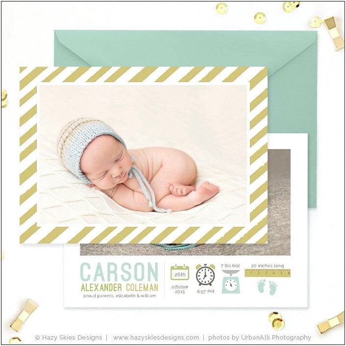 Free Baby Announcement Templates For Photoshop