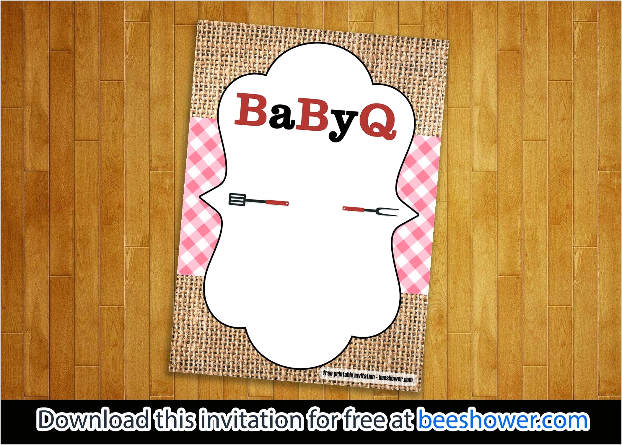 Free Baby Shower Bbq Invitation Templates