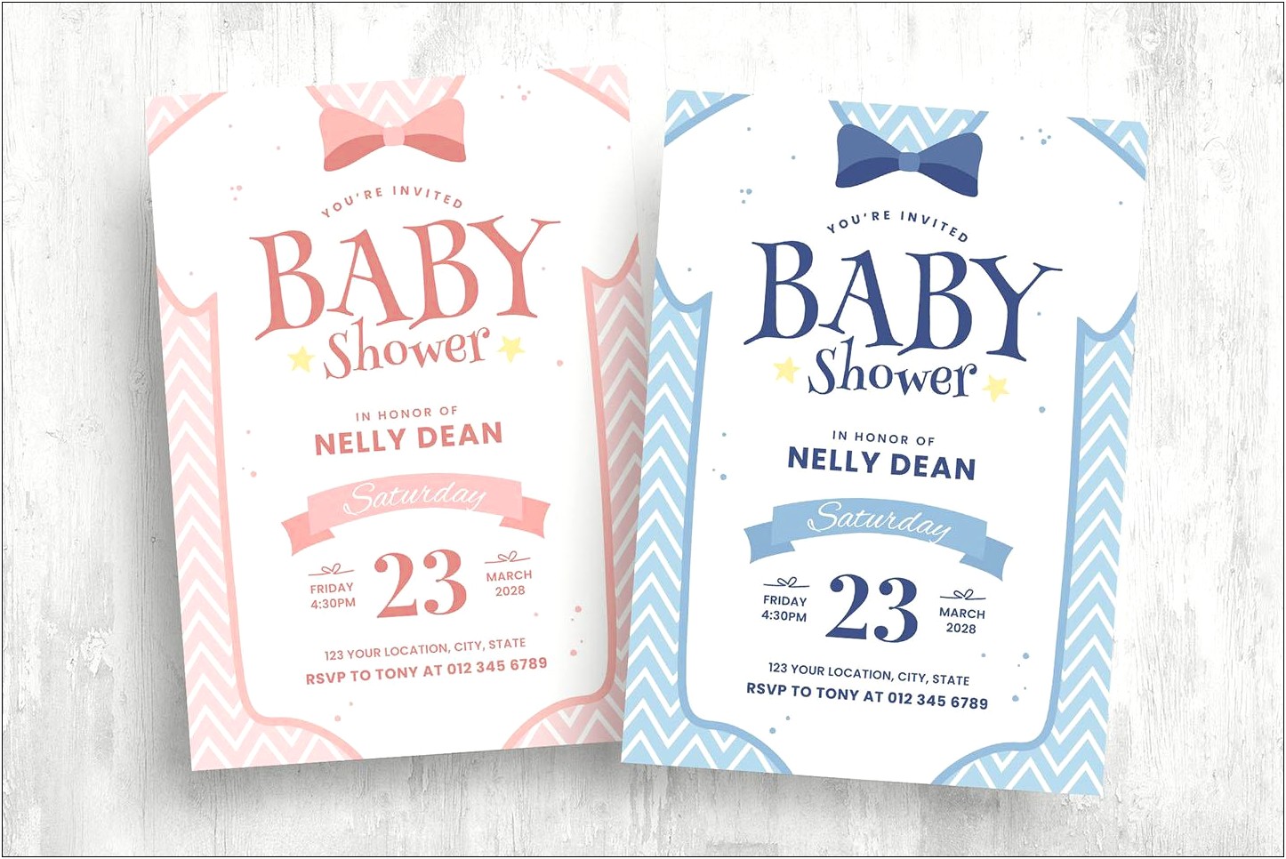 Free Baby Shower Flyer Template Psd