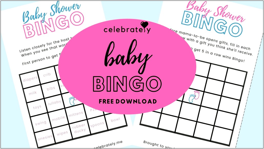 Free Baby Shower Gift Card Template