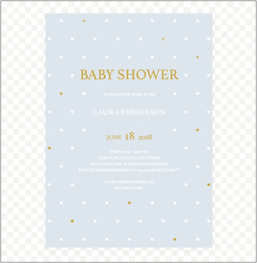 Free Baby Shower Invitation Background Templates