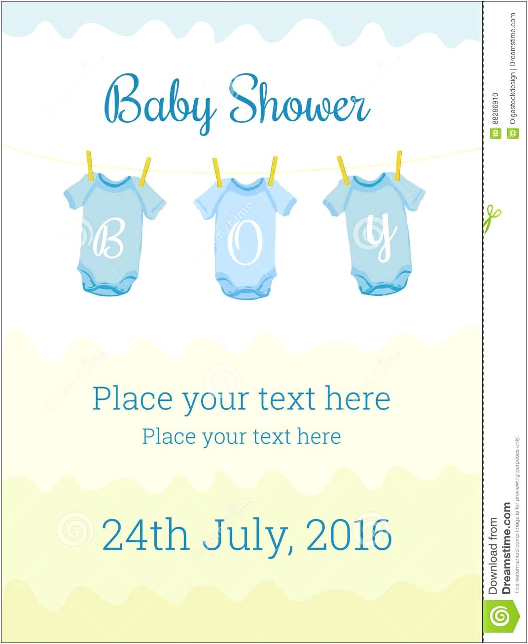 Free Baby Shower Invitation Card Template