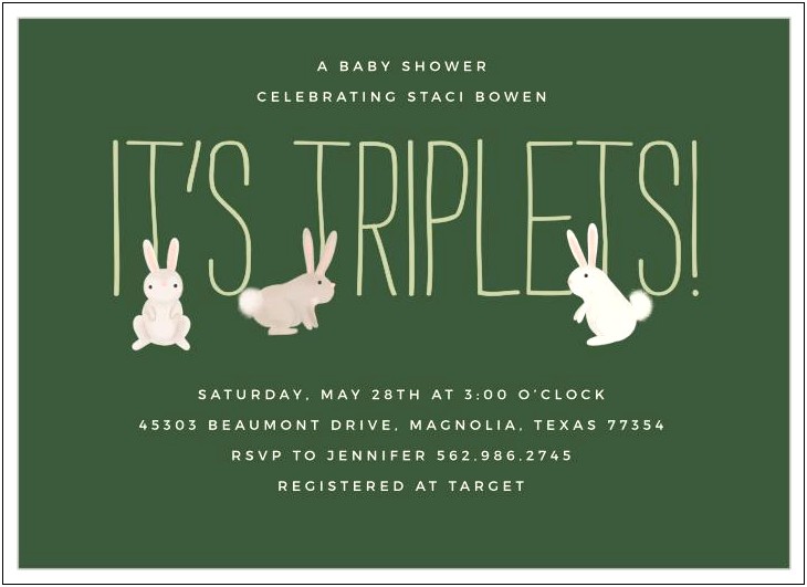 Free Baby Shower Invitation Templates For Word Bunnies
