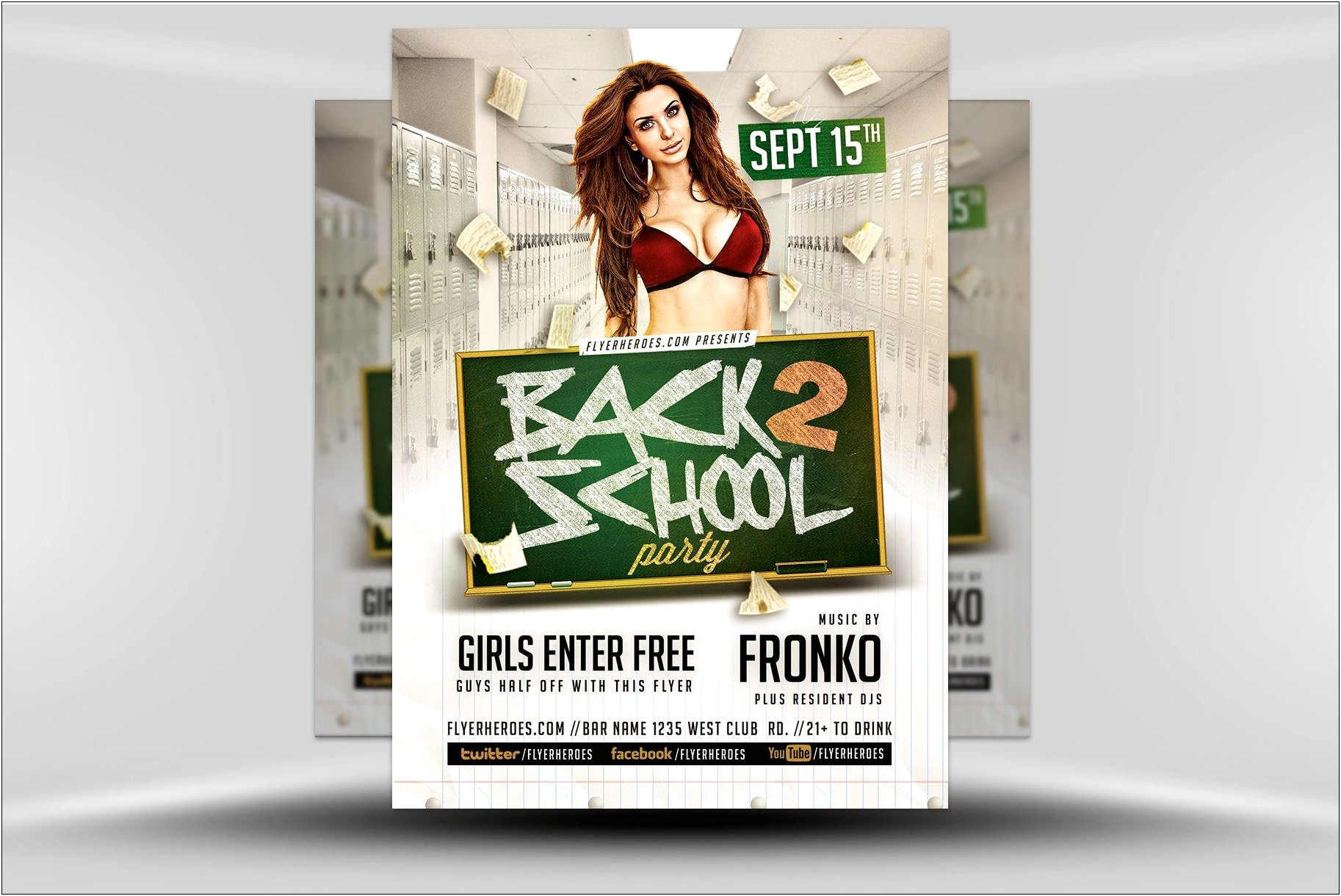 Free Back To School Bash Flyer Template
