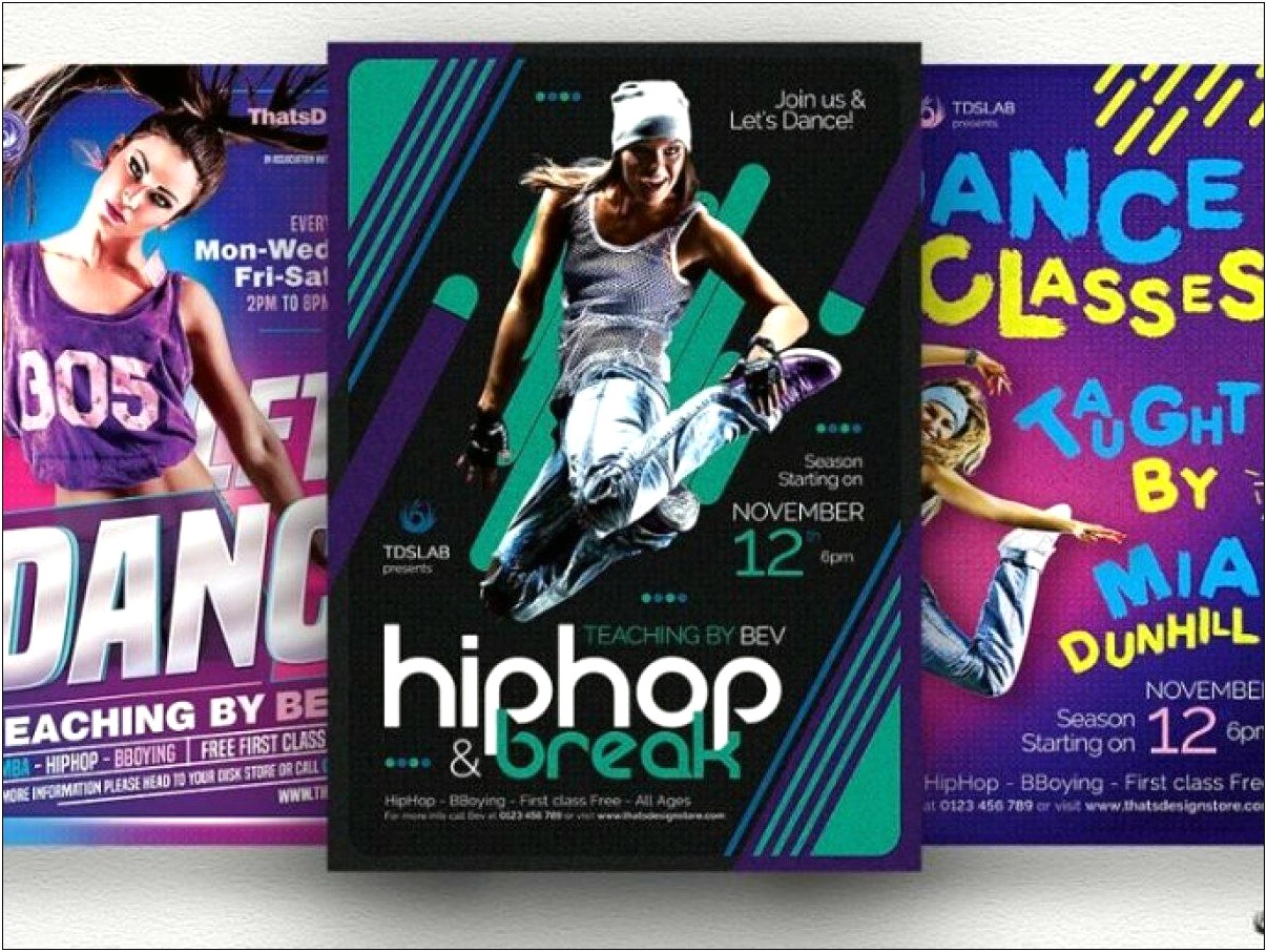 Free Back To School Dance Flyer Template