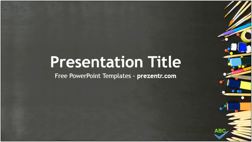 Free Back To School Powerpoint Templates
