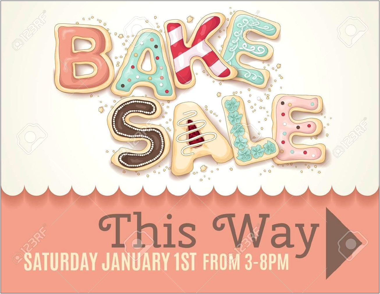Free Bake Sale Fundraiser Flyer Template