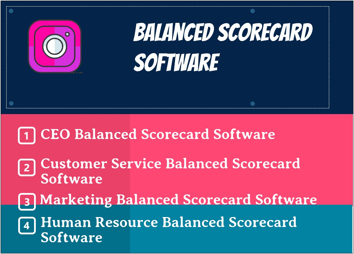 Free Balanced Scorecard Strategy Map Template