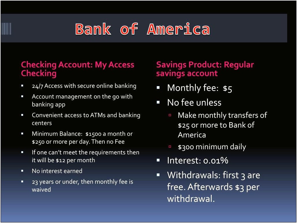Free Bank Of America Powerpoint Template