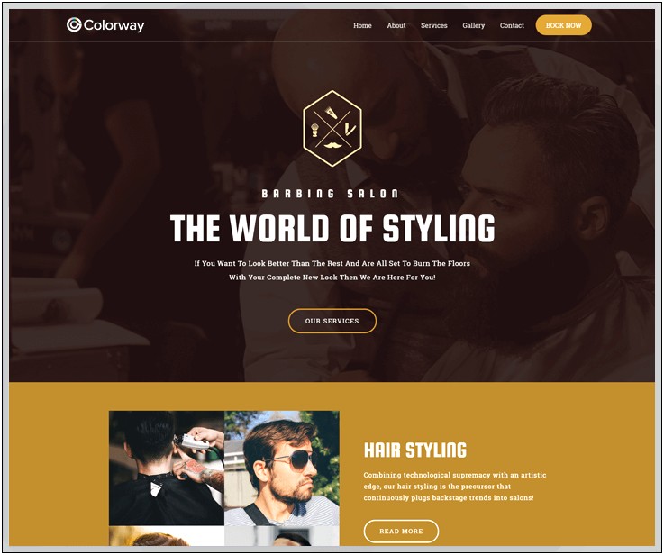Free Barber Shop Templates For Weebly