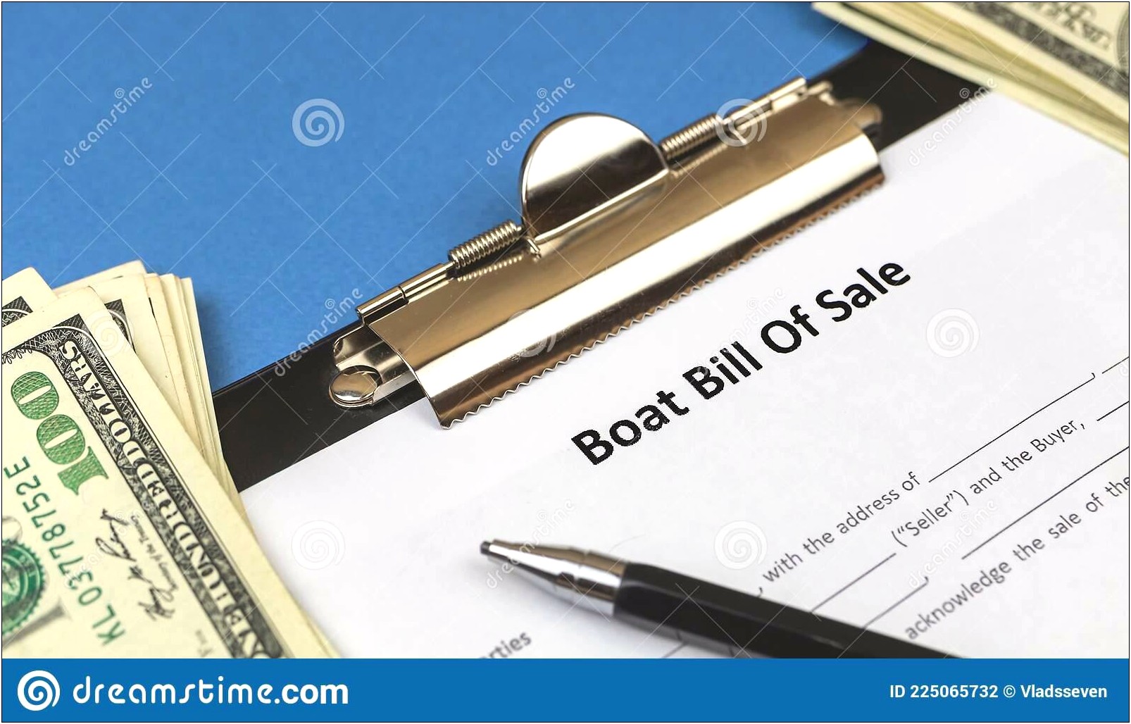 Free Bill Of Sale Boat Template