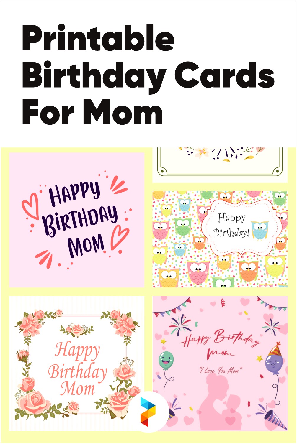 Free Birthday Card Templates For Mom