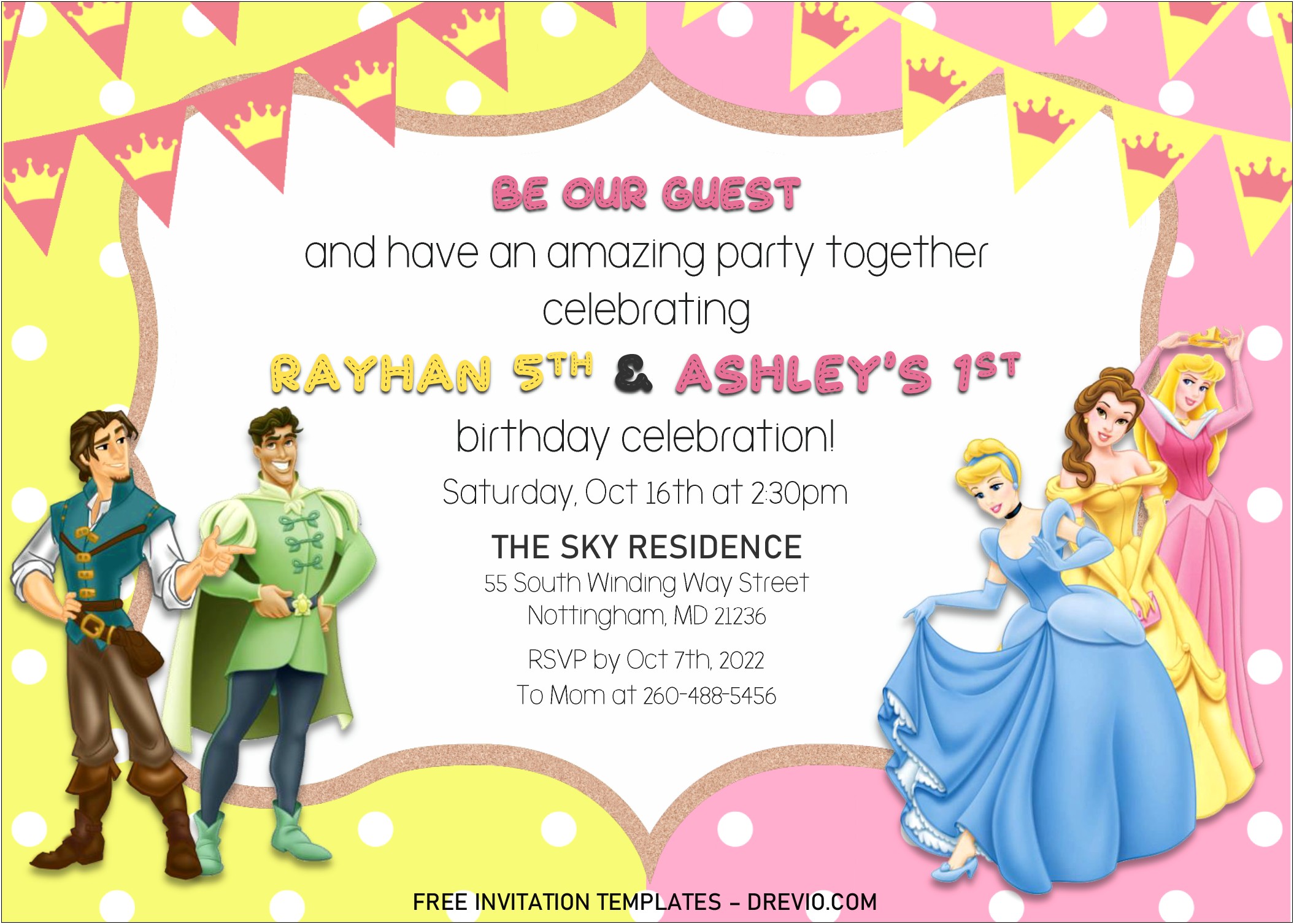 Free Birthday Flyer Templates For Microsoft Works