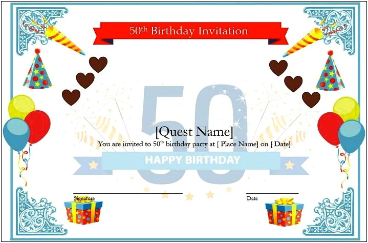 Free Birthday Gift Certificate Template For Word