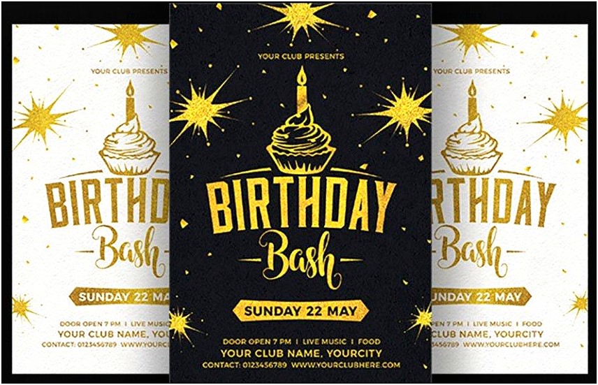 Free Birthday Invitation Template After Effects