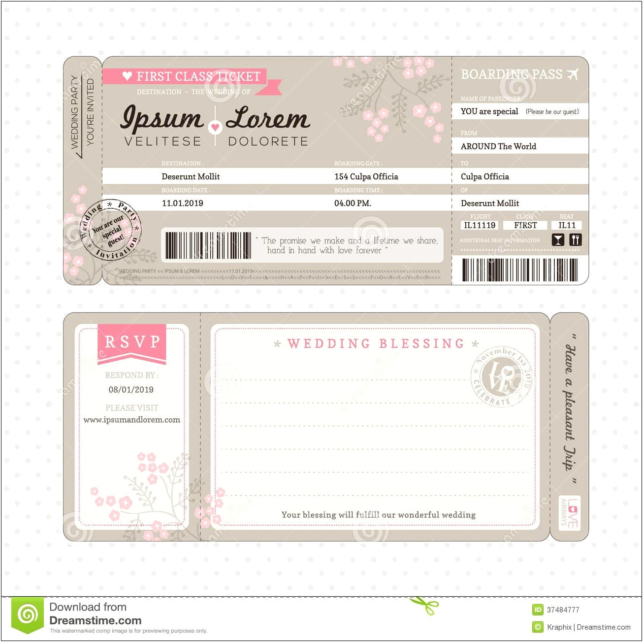 Free Birthday Party Ticket Invitations Template