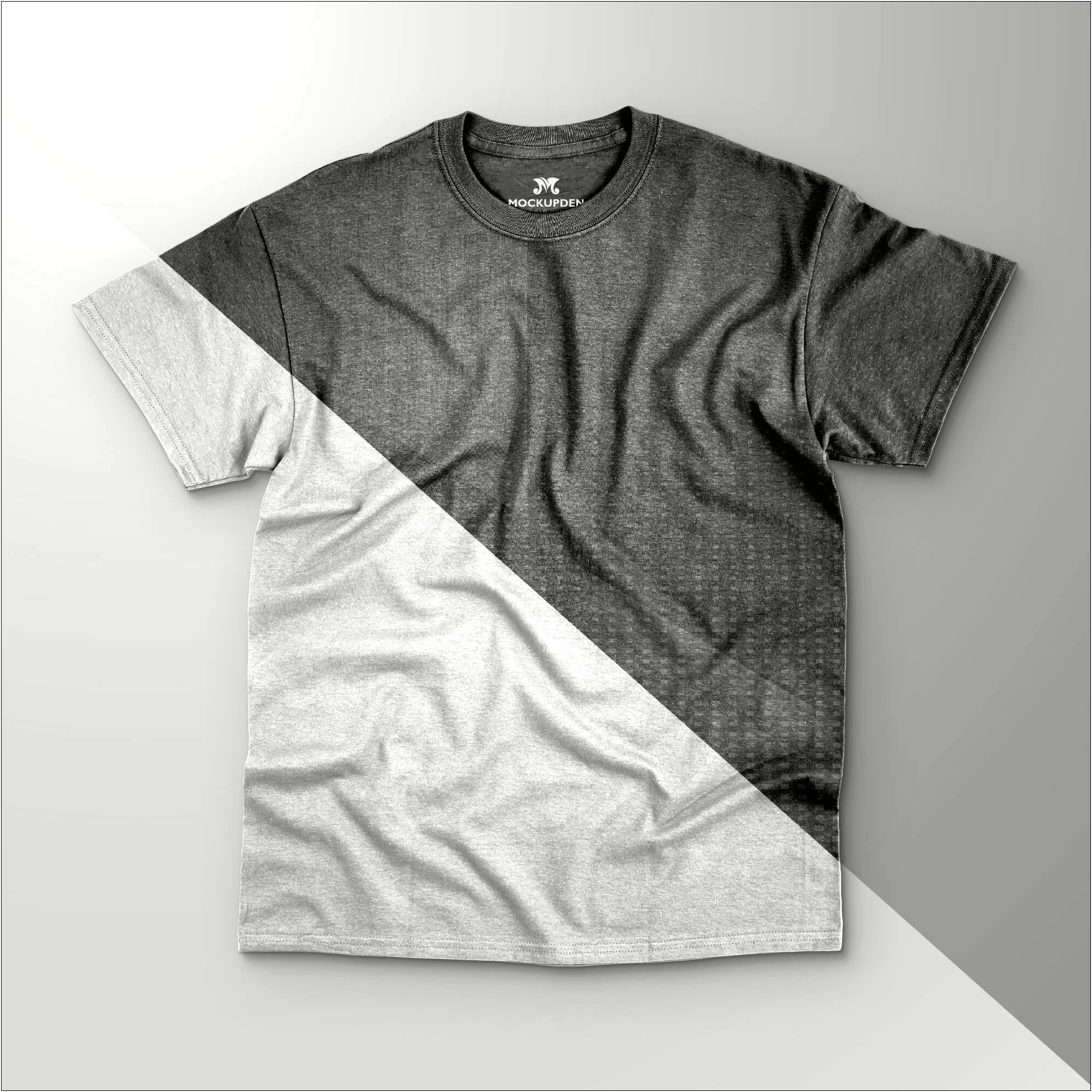Free Black T Shirt Mockup Template