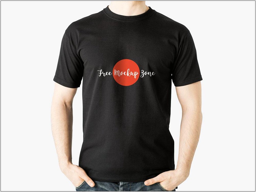 Free Black T Shirt Template Front And Back