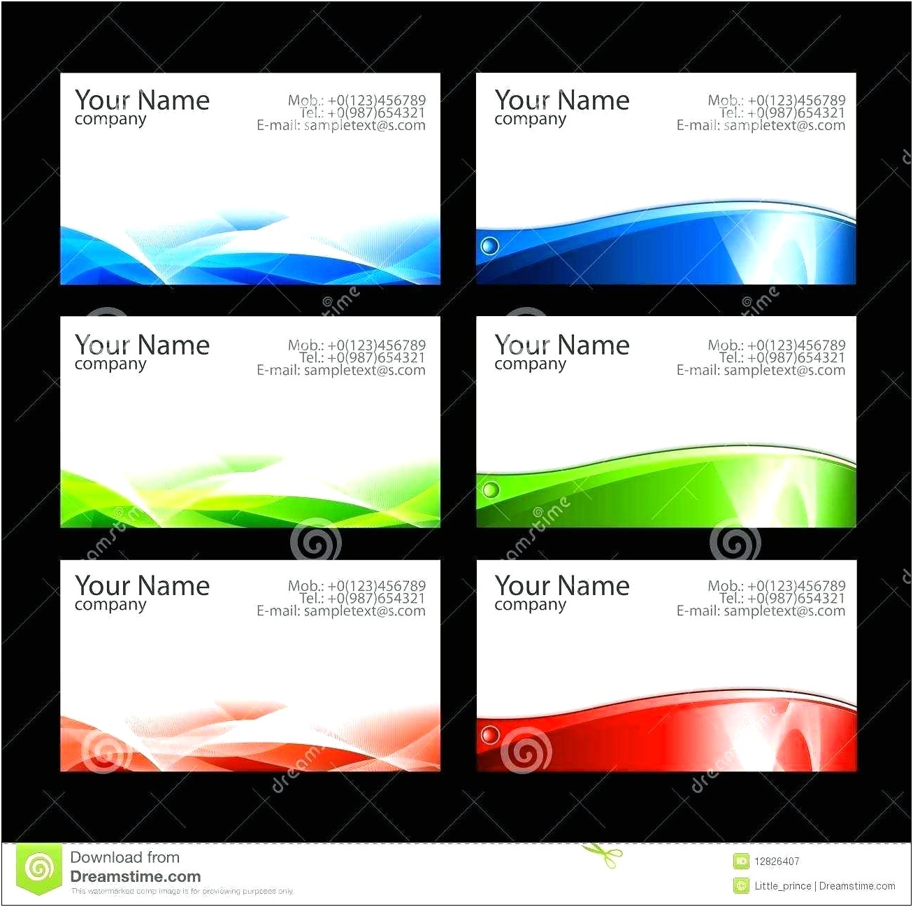 Free Blank Business Card Templates For Word 2007