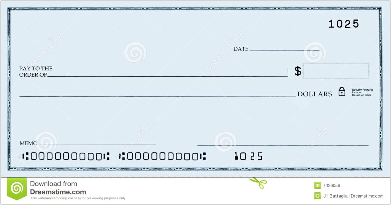 Free Blank Check Template No Watermark Usable
