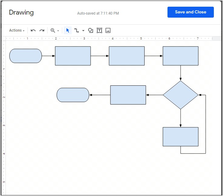 Free Blank Flow Chart Template For Google Docs