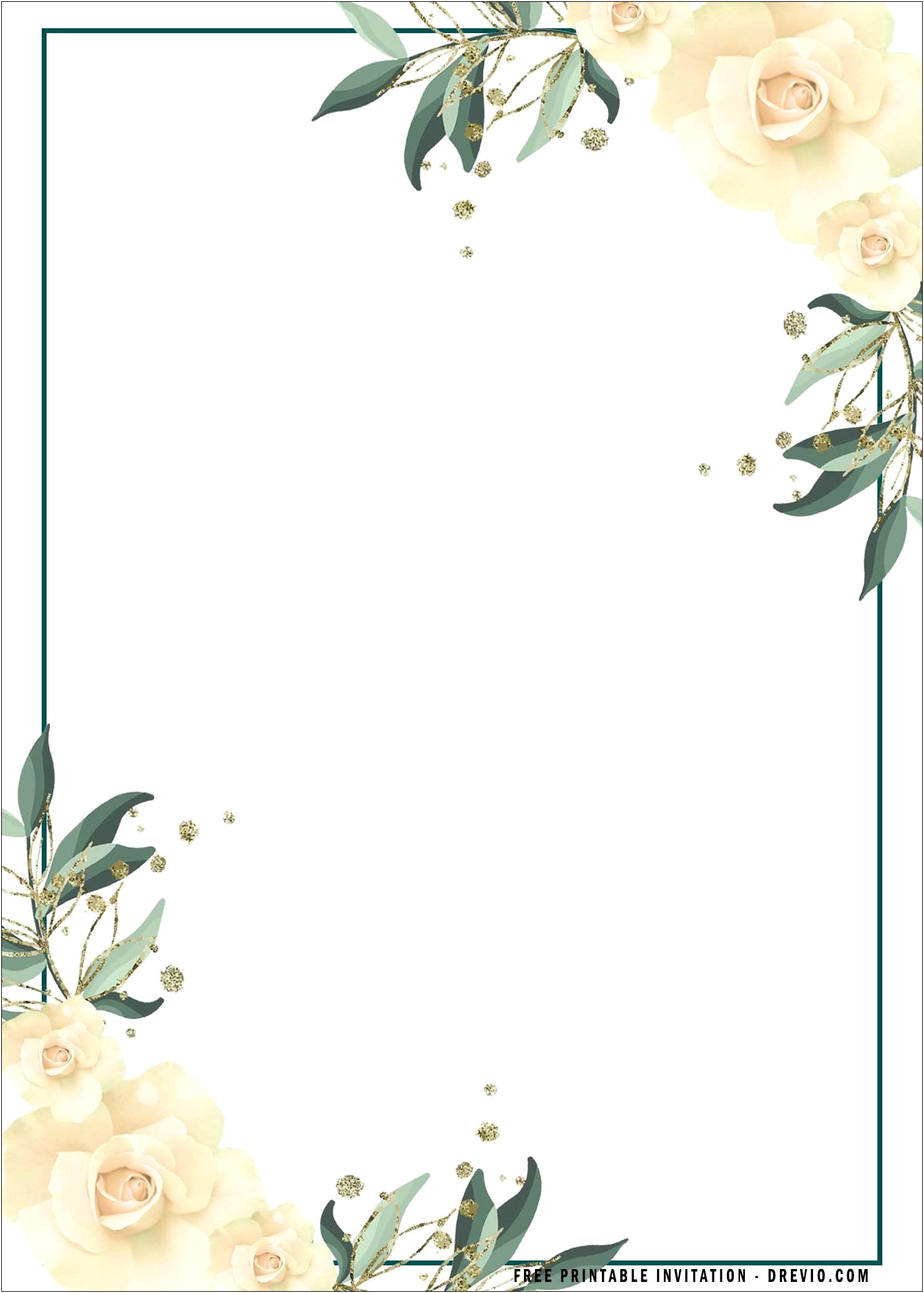 Free Blank Printable Templates For Invitations