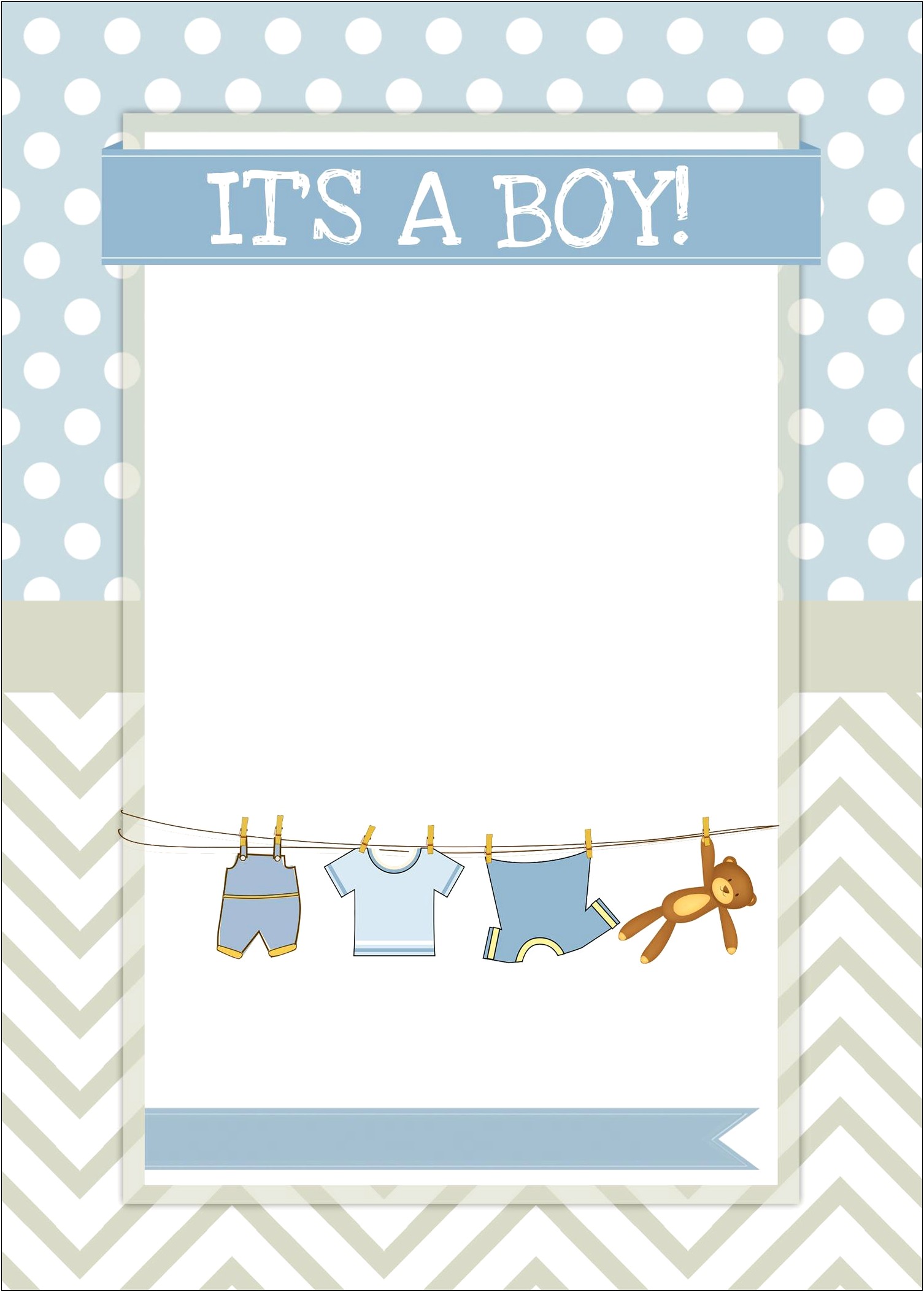 Free Blank Template For Baby Shower Registry Card