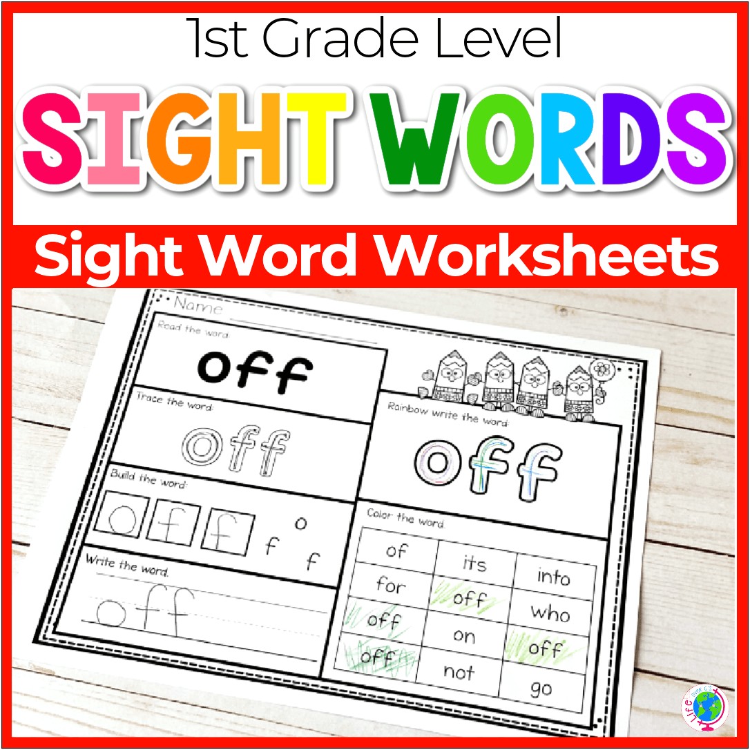 Free Blank Templates For Kindergarten Snap Words Worksheets